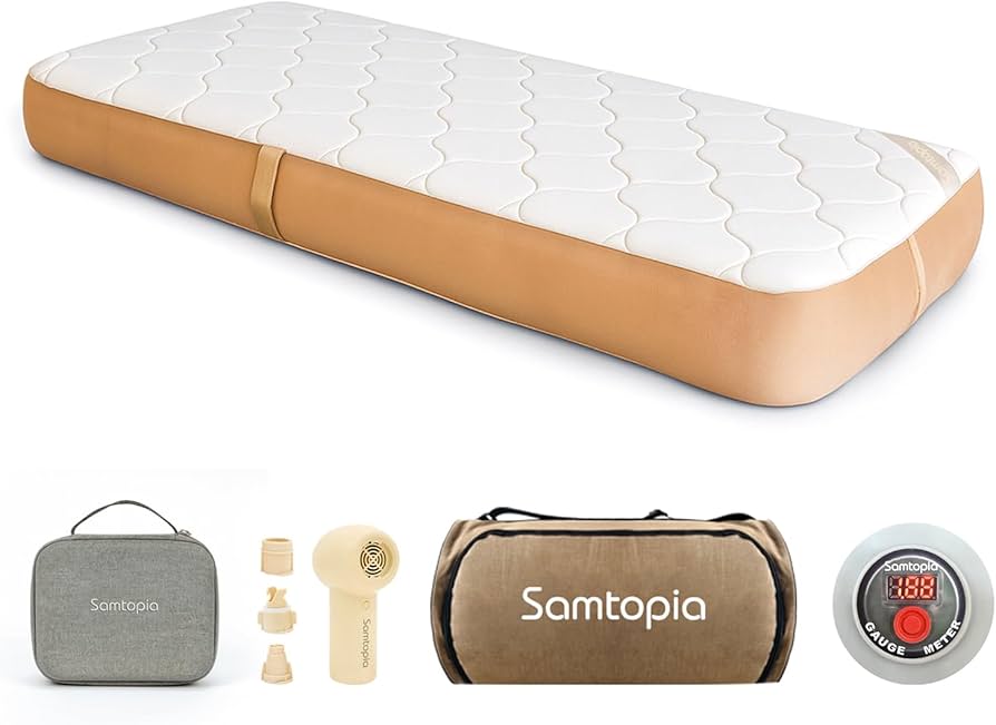 Amazon.co.jp: samtopia エアーベッド 電動ポンプ付き「最新鋭の